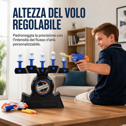 Giocattolo bersaglio per tiri con pallina fluttuante elettrica con alimentazione USB