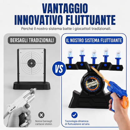 Giocattolo bersaglio per tiri con pallina fluttuante elettrica con alimentazione USB