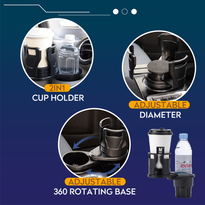 🎁Offerta speciale 50% di sconto⏳Portabicchieri e organizer universale per auto