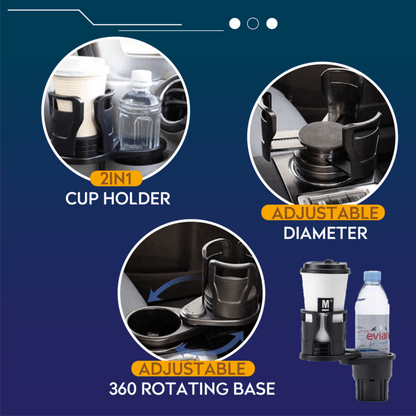 🎁Offerta speciale 50% di sconto⏳Portabicchieri e organizer universale per auto
