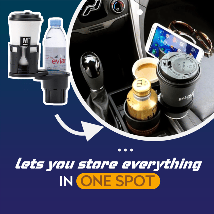 🎁Offerta speciale 50% di sconto⏳Portabicchieri e organizer universale per auto