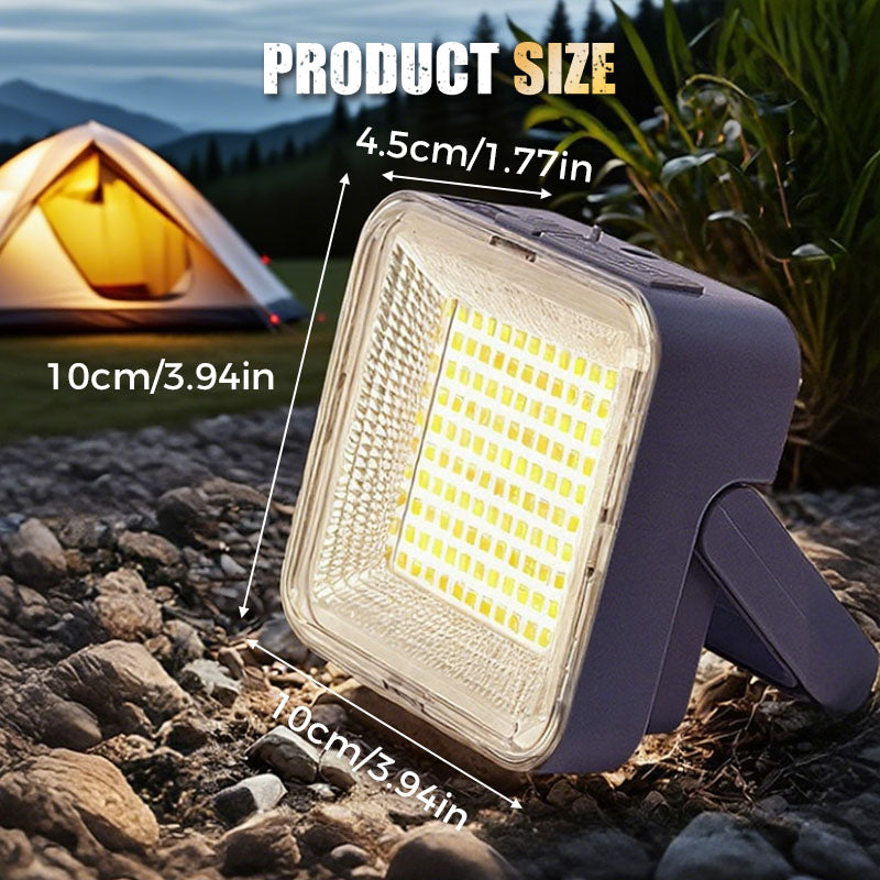 🏕️Lampada solare da campeggio impermeabile, ricarica senza cavi 💡