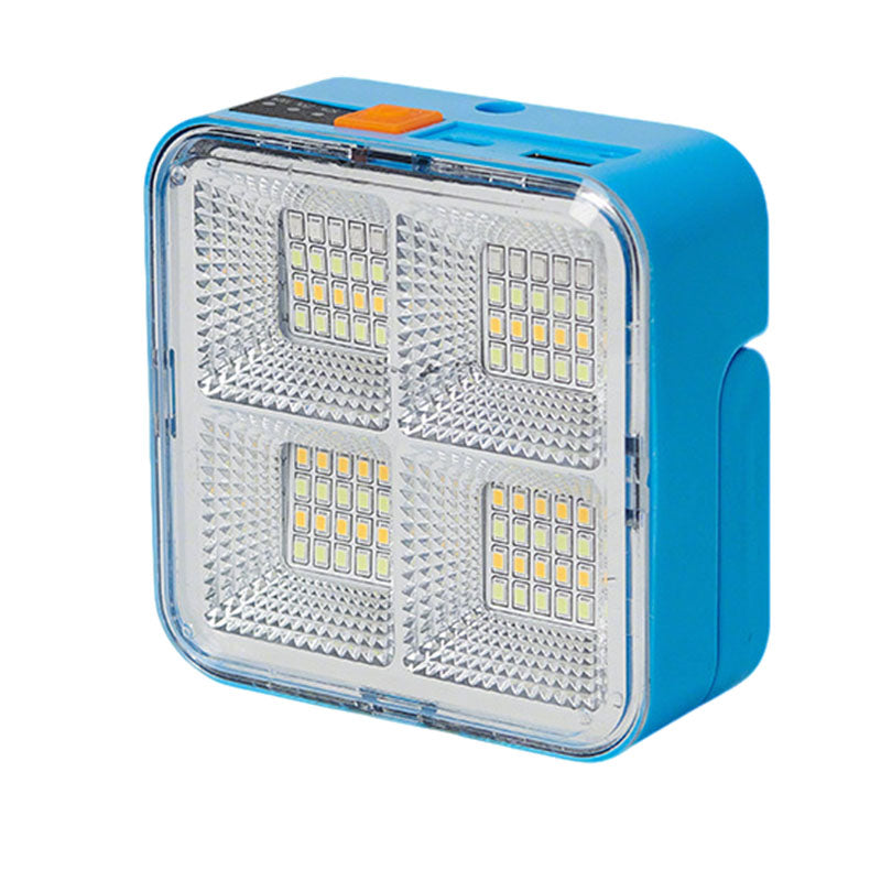 Lampada da campeggio portatile e impermeabile alimentata ad energia solare