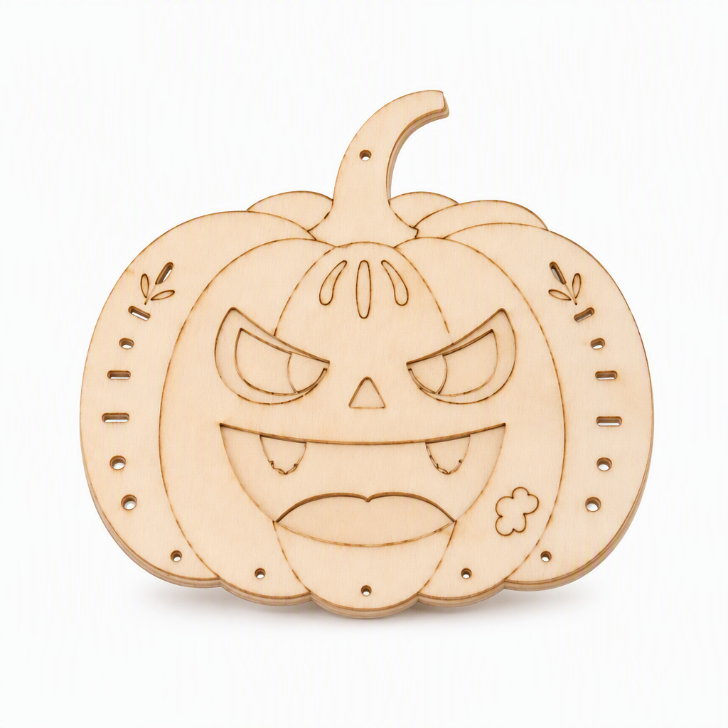 ⏳Sconto del 50% per tempo limitato⏰Kit fai-da-te zucca di legno per Halloween