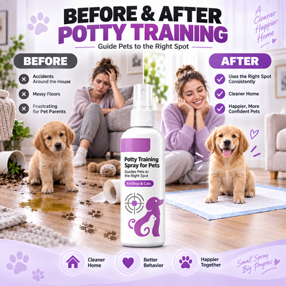 🥳 SUPER PREZZO 🥳💞 Oltre 10.000 venduti! Spray per l’addestramento al vasino – Guida il tuo animale in modo sicuro e semplice. Una casa più pulita: prendi il tuo ora! ✅