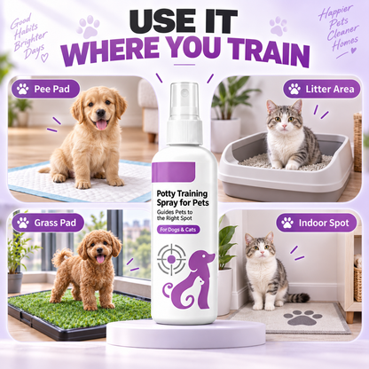 🥳 SUPER PREZZO 🥳💞 Oltre 10.000 venduti! Spray per l’addestramento al vasino – Guida il tuo animale in modo sicuro e semplice. Una casa più pulita: prendi il tuo ora! ✅