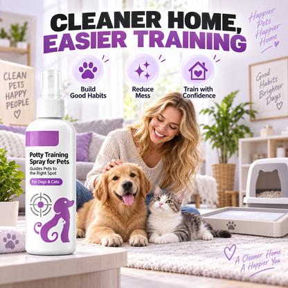 🥳 SUPER PREZZO 🥳💞 Oltre 10.000 venduti! Spray per l’addestramento al vasino – Guida il tuo animale in modo sicuro e semplice. Una casa più pulita: prendi il tuo ora! ✅