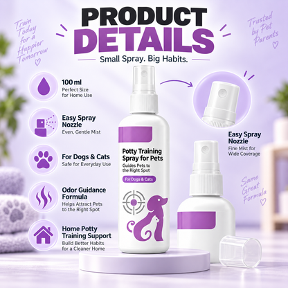 🥳 SUPER PREZZO 🥳💞 Oltre 10.000 venduti! Spray per l’addestramento al vasino – Guida il tuo animale in modo sicuro e semplice. Una casa più pulita: prendi il tuo ora! ✅