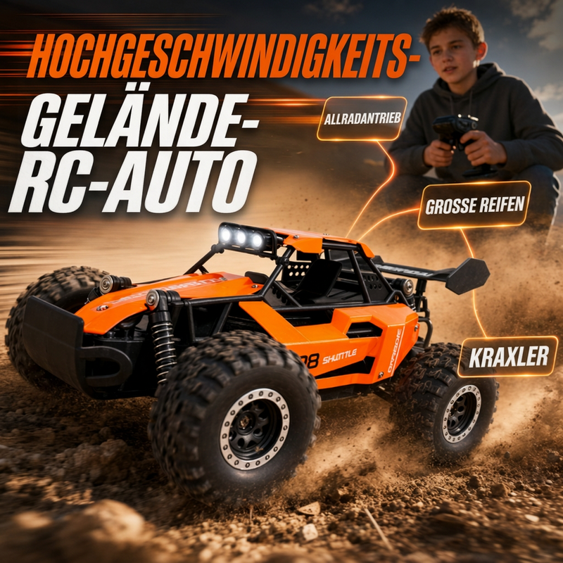 🔥 -50% Oggi: Fuoristrada RC Ultra-Rapido – Velocità estrema e controllo totale su ogni terreno. 🏁