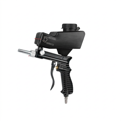 Pistola sabbiatrice pneumatica portatile