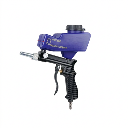 Pistola sabbiatrice pneumatica portatile