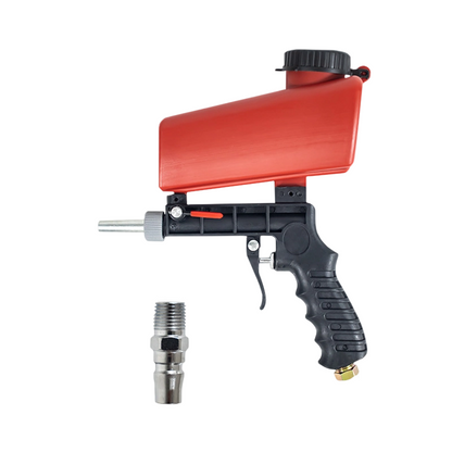 Pistola sabbiatrice pneumatica portatile