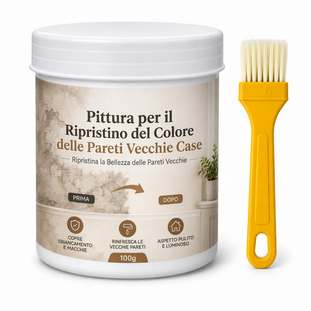 Vernice per ritocchi di riparazione e ristrutturazione pareti