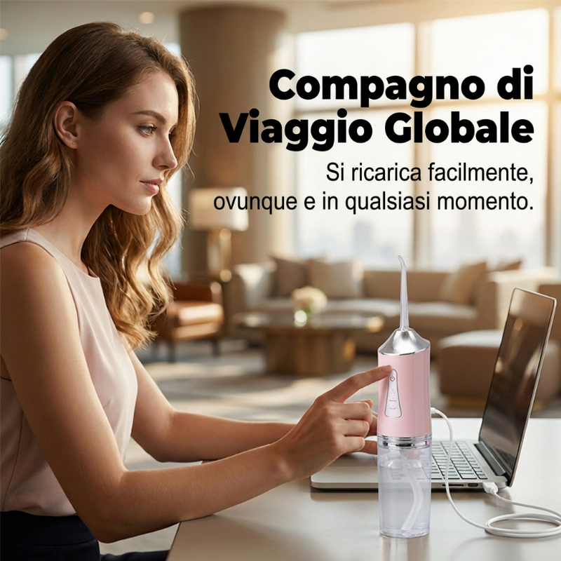 Idropulsore dentale portatile senza fili