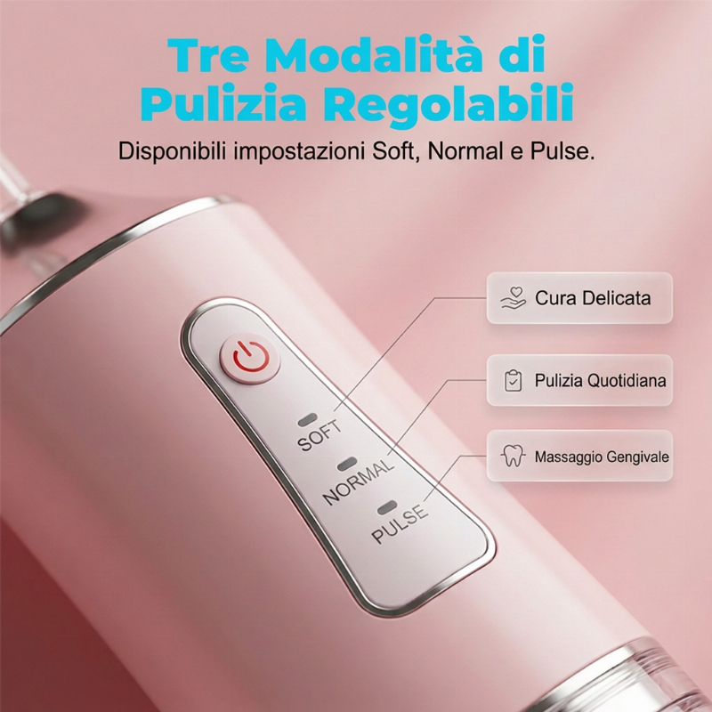 Idropulsore dentale portatile senza fili