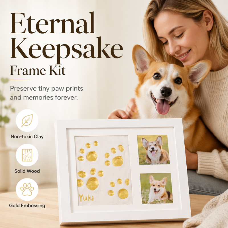 👶 OFFERTA LIMITATA 50% DI SCONTO! 🖼️ Kit Fai da Te Impronte Mani e Piedi del Bambino – Argilla Sicura, Cornice Ricordo, Lavoro Creativo Semplice ✨