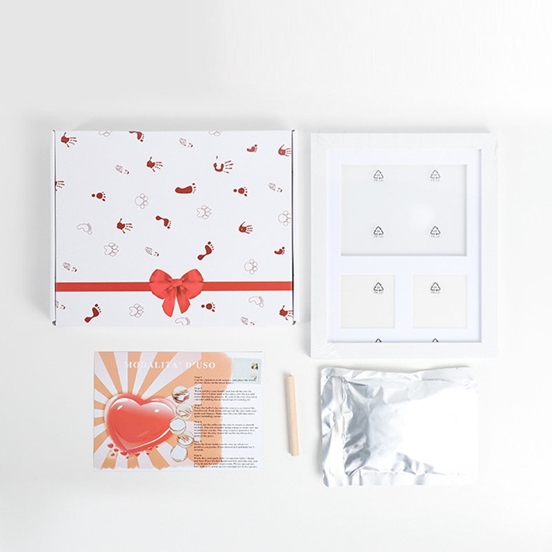 👶 OFFERTA LIMITATA 50% DI SCONTO! 🖼️ Kit Fai da Te Impronte Mani e Piedi del Bambino – Argilla Sicura, Cornice Ricordo, Lavoro Creativo Semplice ✨