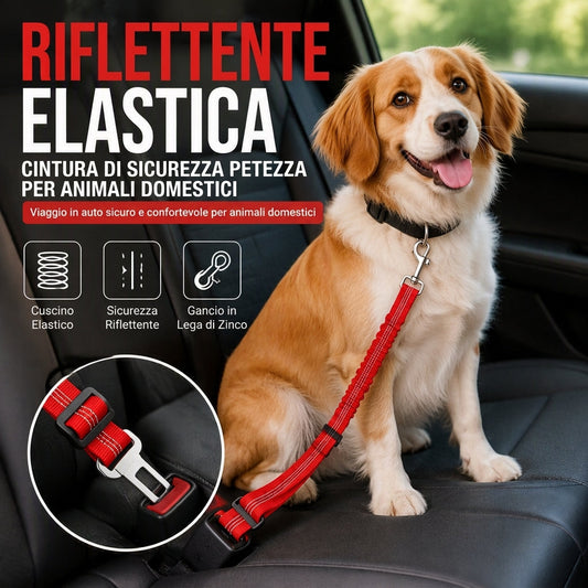 Cintura di sicurezza riflettente per animali domestici