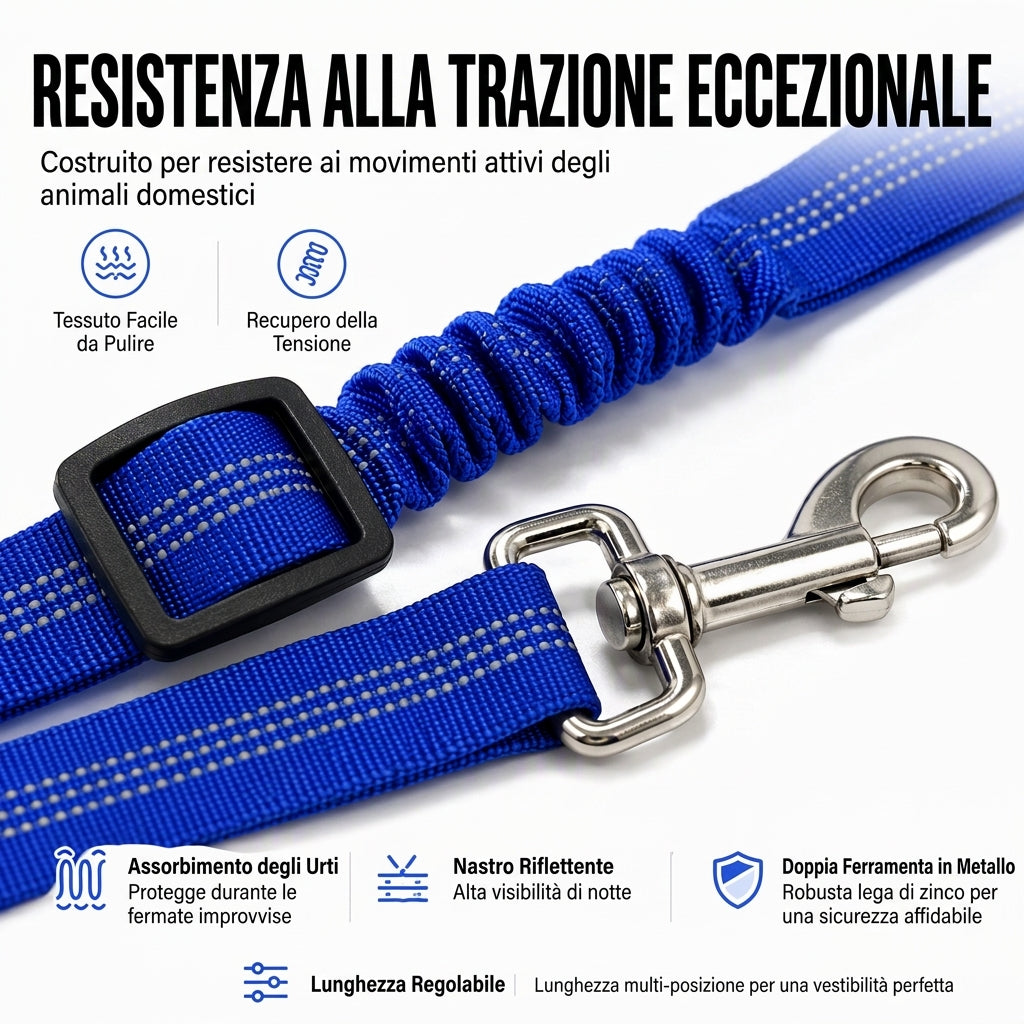 Cintura di sicurezza riflettente per animali domestici