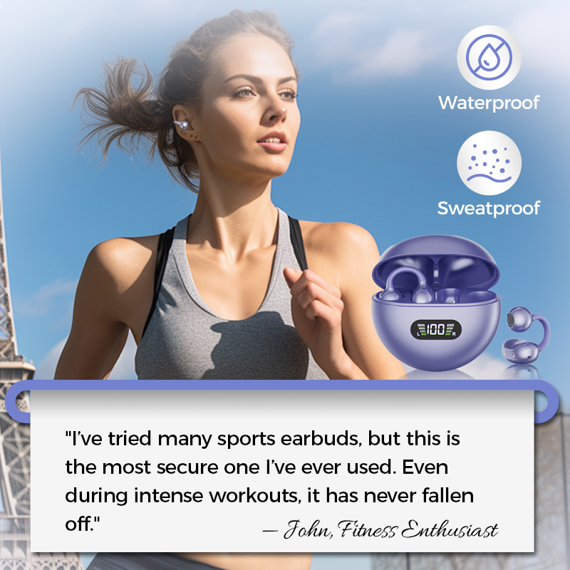 🥳SUPER SALDI 2026🥳💞50K+ VENDUTI! 🎧👂 SCONTO DEL 50%! Auricolari Bluetooth Open-Ear con Clip – comfort tutto il giorno, suono immersivo, controllo delle dispersioni, batteria da 8-10h, controllo touch. Niente dolore alle orecchie! 🔋💪