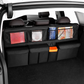 🚗✨ Organizzatore Portabagagli Auto Sospeso – Grande Capacità Multitasche! 🧺 Tessuto Oxford Idrorepellente 💧 Installazione Facile e Veloce ⚡ – 100x45 cm – Nero o Grigio Chiaro 🎨