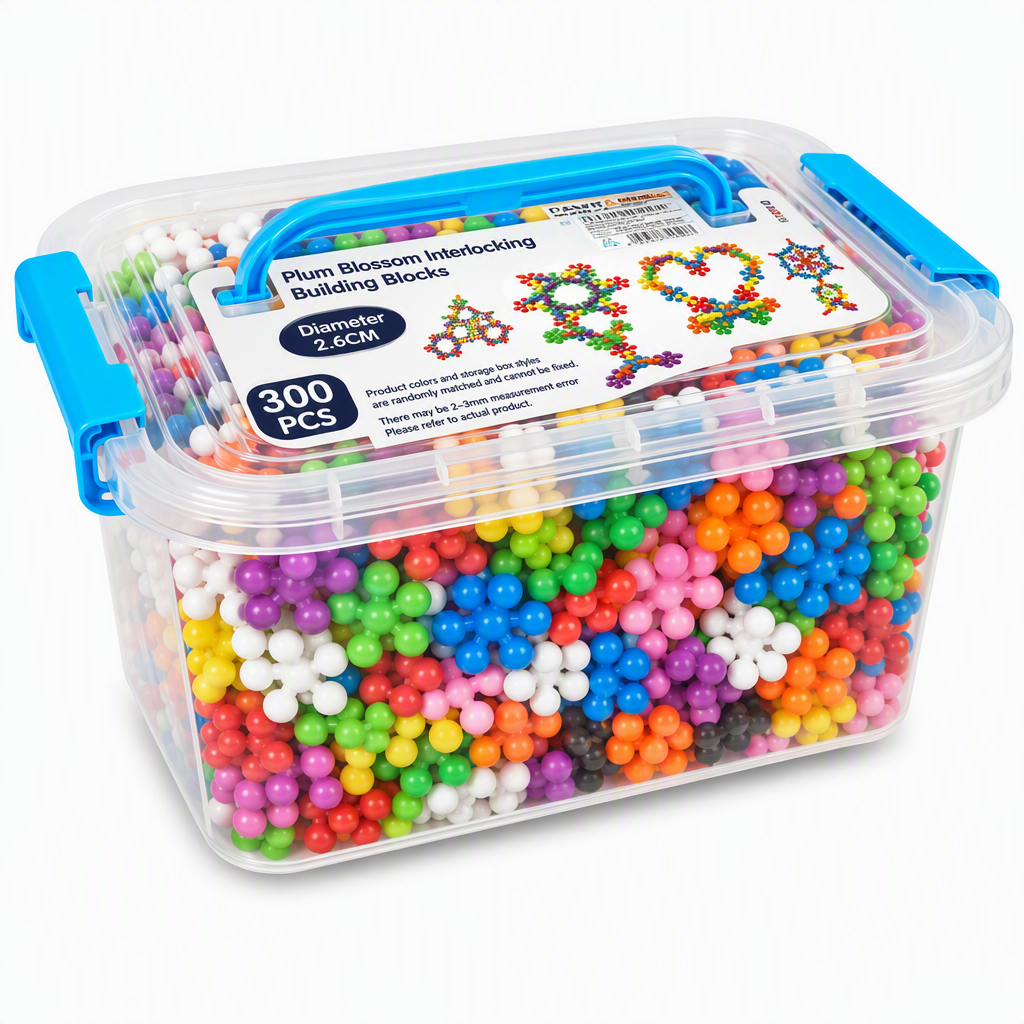 ❄️ OFFERTA A TEMPO LIMITATO 50% DI SCONTO! 🧩 Blocchi Costruttivi 3D a Forma di Fiocco di Neve per Bambini – Struttura Stabile, Senza Sbavature, Colorati ✨