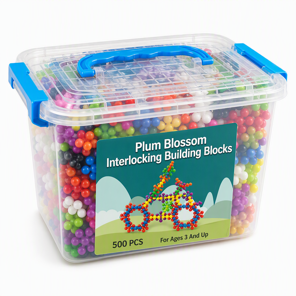 ❄️ OFFERTA A TEMPO LIMITATO 50% DI SCONTO! 🧩 Blocchi Costruttivi 3D a Forma di Fiocco di Neve per Bambini – Struttura Stabile, Senza Sbavature, Colorati ✨