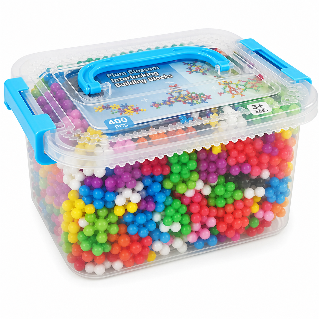 ❄️ OFFERTA A TEMPO LIMITATO 50% DI SCONTO! 🧩 Blocchi Costruttivi 3D a Forma di Fiocco di Neve per Bambini – Struttura Stabile, Senza Sbavature, Colorati ✨