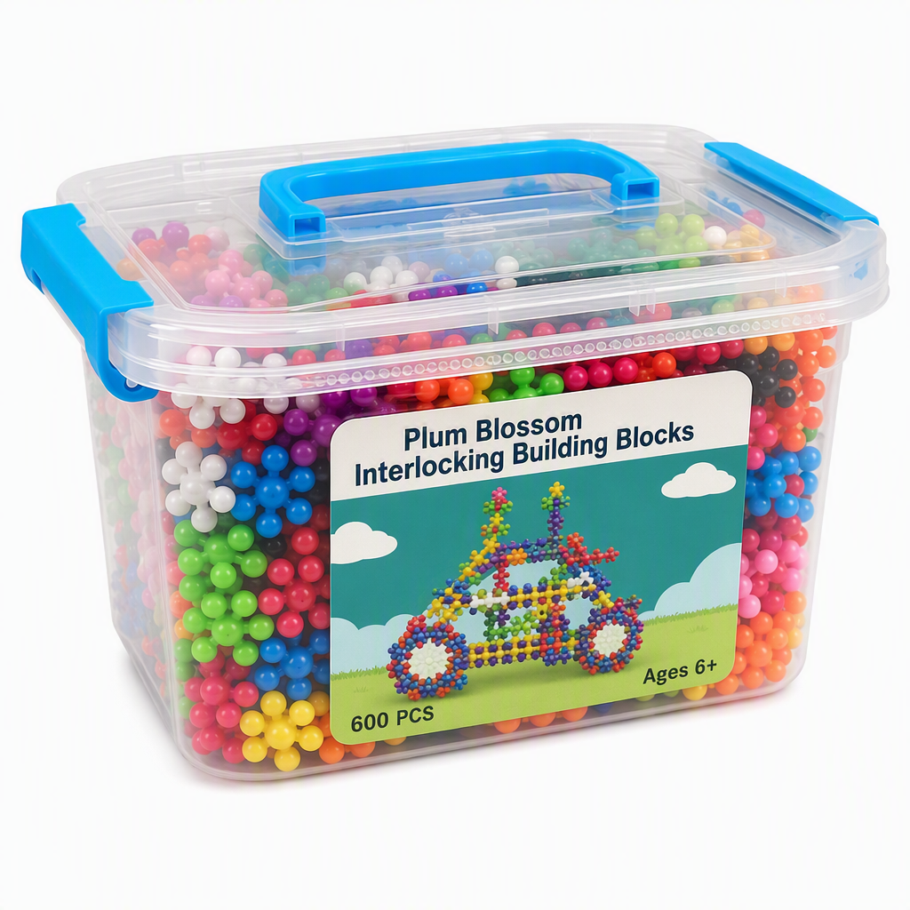 ❄️ OFFERTA A TEMPO LIMITATO 50% DI SCONTO! 🧩 Blocchi Costruttivi 3D a Forma di Fiocco di Neve per Bambini – Struttura Stabile, Senza Sbavature, Colorati ✨