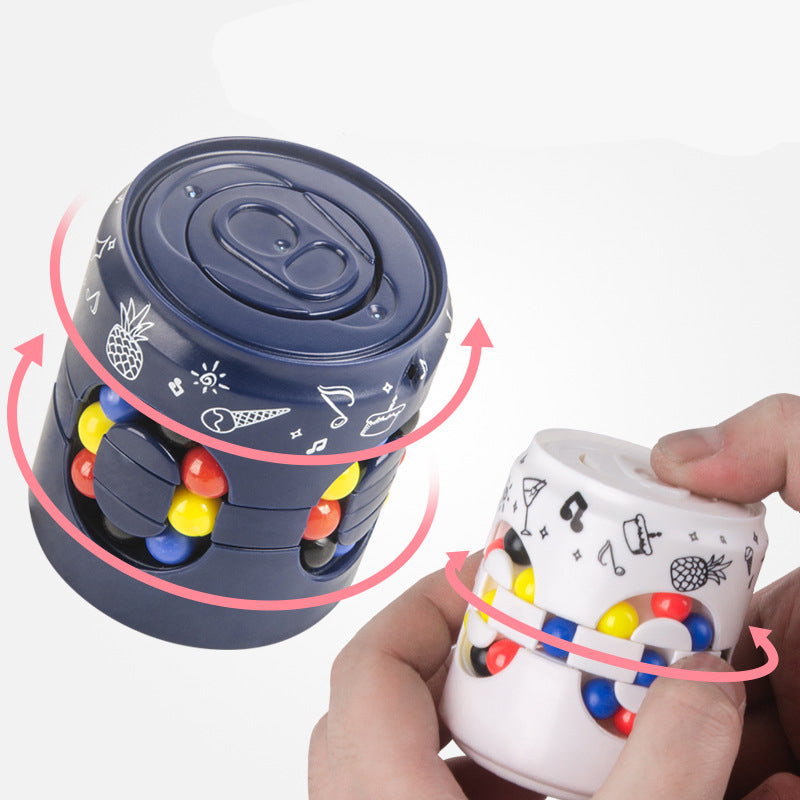 Giocattolo Fidget Spinner Educativo 2-in-1 in barattolo
