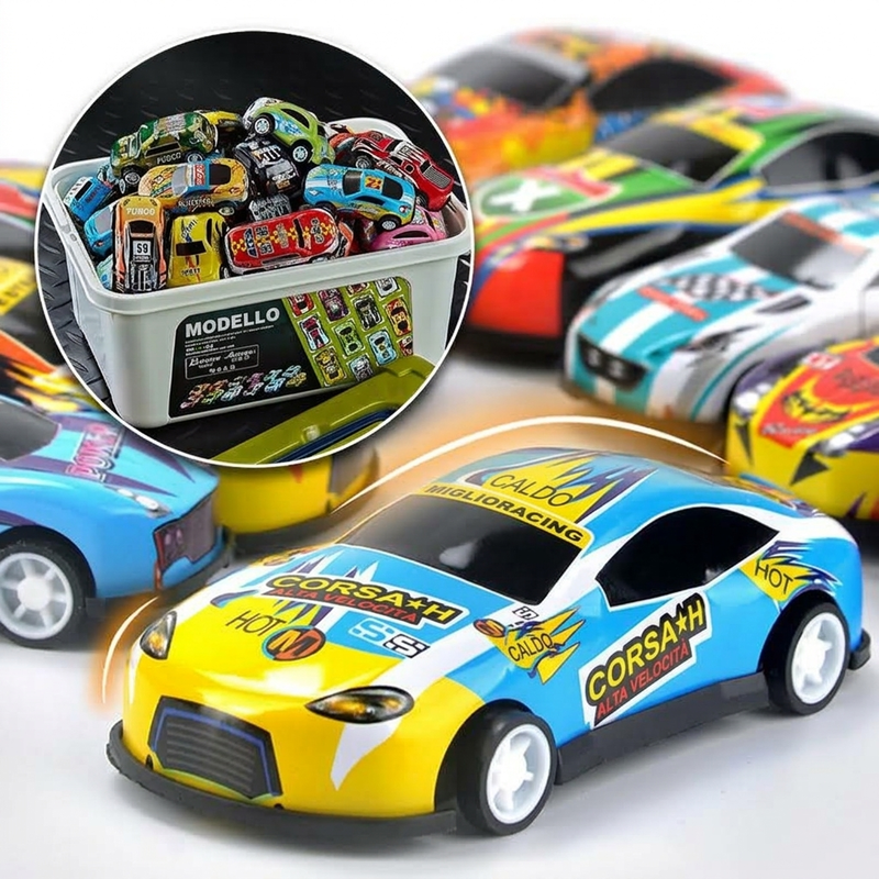 Regalo di Natale - Kit di Macchinine Giocattolo per Acrobazie