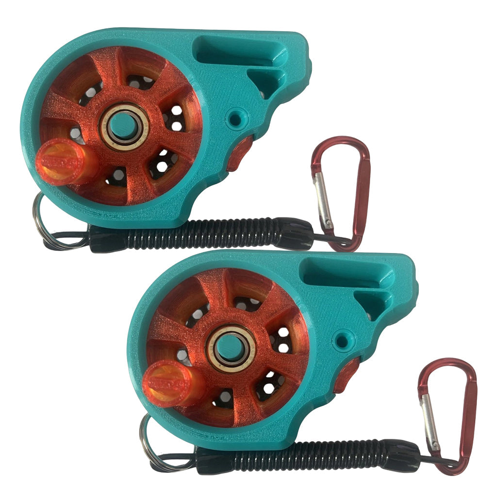 Dispositivo portatile da pesca con mulinello tascabile senza asta