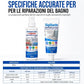 Set di solvente per colla da bagno e sigillante impermeabile