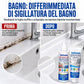 Set di solvente per colla da bagno e sigillante impermeabile