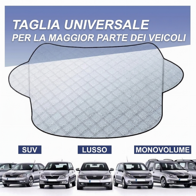 Protezione parabrezza da sole e neve – Universale, qualità premium ✨🚗☀️❄️