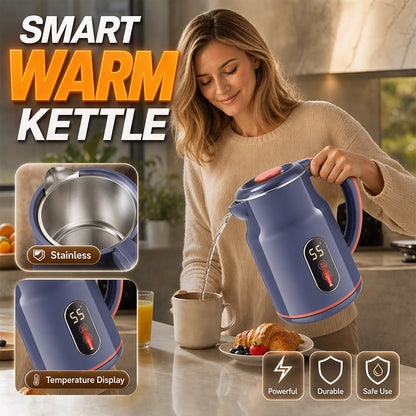 ☕ Bollitore Elettrico Smart 3L con Display LED ✨ | Controllo Temperatura e Mantenimento Caldo a 55°C 🌡️ | Interno in Acciaio Inox e Doppia Parete Anti-Scottatura 1500W 🫖