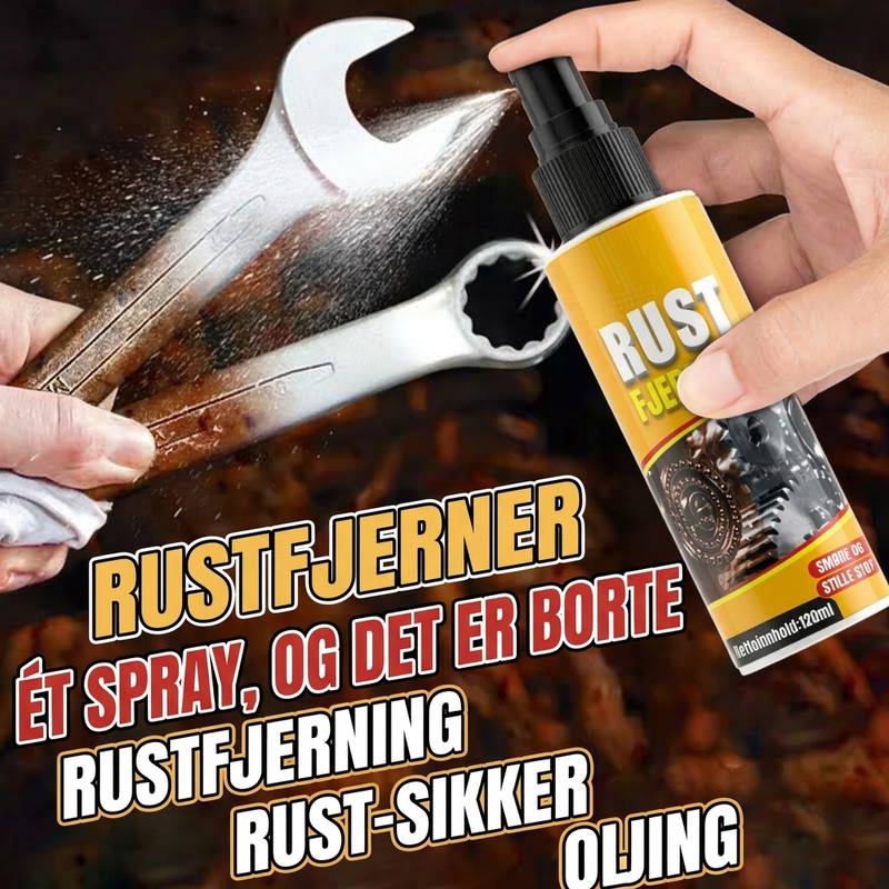 🛠️ 50% DI SCONTO ORA! ⚡ Spray antiruggine delicato multifunzionale – 120 ml – per la ruggine superficiale leggera su oggetti metallici in casa, officina e garage ✨