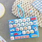 ⌨️ Portachiavi Antistress a Forma di Tasto di Tastiera – Cute Fidget Toy da Premere e Rilassare ✨