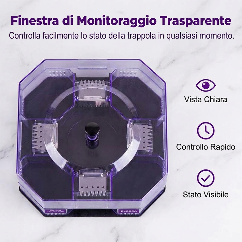 Trappola per scarafaggi efficace e riutilizzabile