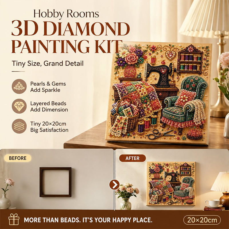 ⏳SALDI FESTIVI -50%!🔥Kit di pittura con diamanti Stanza dei Sussurri ✨🖼️Attività creativa mindful per serate tranquille🌿