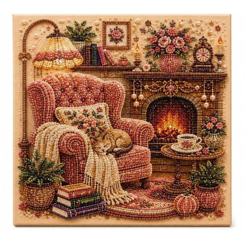 ⏳SALDI FESTIVI -50%!🔥Kit di pittura con diamanti Stanza dei Sussurri ✨🖼️Attività creativa mindful per serate tranquille🌿