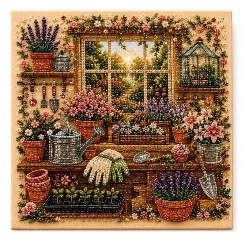 ⏳SALDI FESTIVI -50%!🔥Kit di pittura con diamanti Stanza dei Sussurri ✨🖼️Attività creativa mindful per serate tranquille🌿