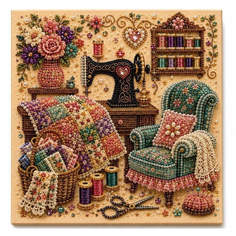 ⏳SALDI FESTIVI -50%!🔥Kit di pittura con diamanti Stanza dei Sussurri ✨🖼️Attività creativa mindful per serate tranquille🌿