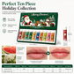 🎄 Risparmia il 50%! 💋 Set di Balsamo per Labbra di Natale – Idratante e pronto da regalare per le feste ✨