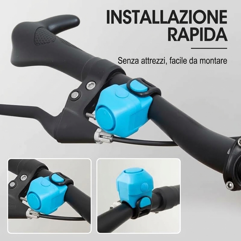 Campanello per bici elettrica con 5 modalità