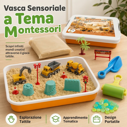 Set Gioco Sabbiera Sensoriale per Bambini