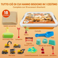Set Gioco Sabbiera Sensoriale per Bambini