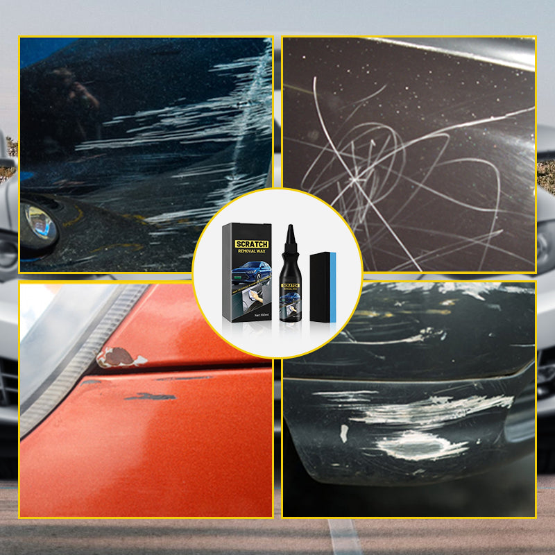 🚗 -50% Rimuovi Graffi Auto con Spugna Inclusa ✨ Ripristina Lucentezza Vernice Auto, Elimina Graffi Superficiali, Applicazione Semplice per Tutti i Colori di Carrozzeria