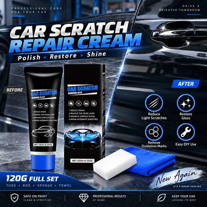 Cera lucidante premium rimuovi-graffi per auto