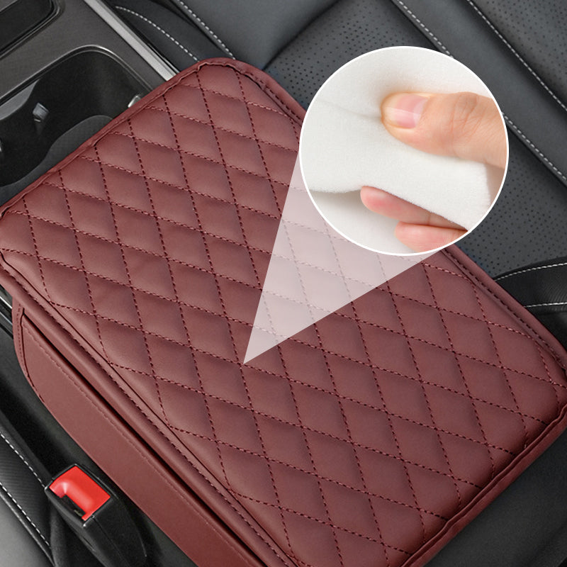 🚗✨ Cuscino per Bracciolo Auto con Tasca Portaoggetti! Imbottitura Premium in Similpelle, Schiuma Alta Densità e Base Antiscivolo – Comfort e Ordine in Auto – 6 Colori! 🛋️